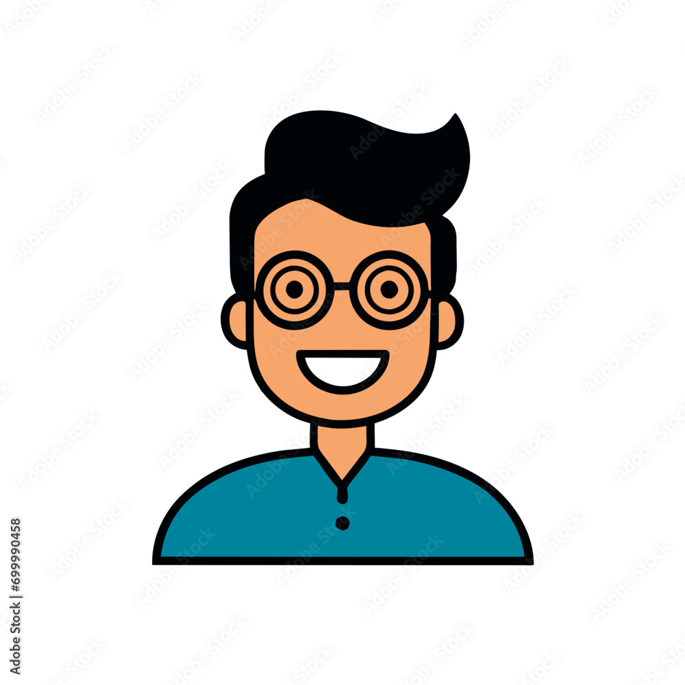 Men Face Profile icon