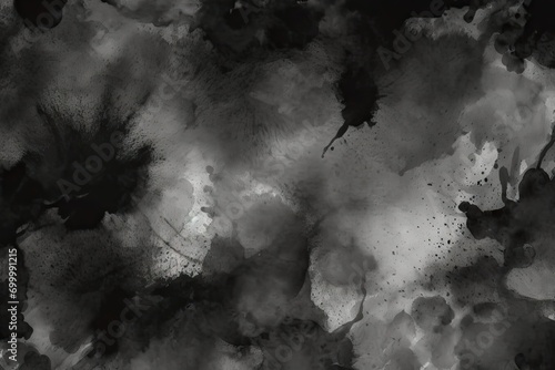 grunge daub blot spot design background art gray dark watercolor abstract white black