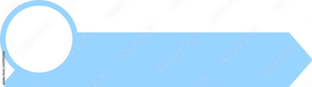 Blue Infographic Label List Tab Shape Banner Blue Infographic Label List Tab Shape Banner
