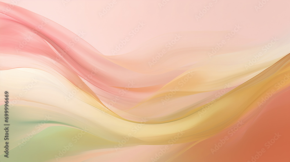 Obraz premium Abstract painted art background in golden pink and yellow