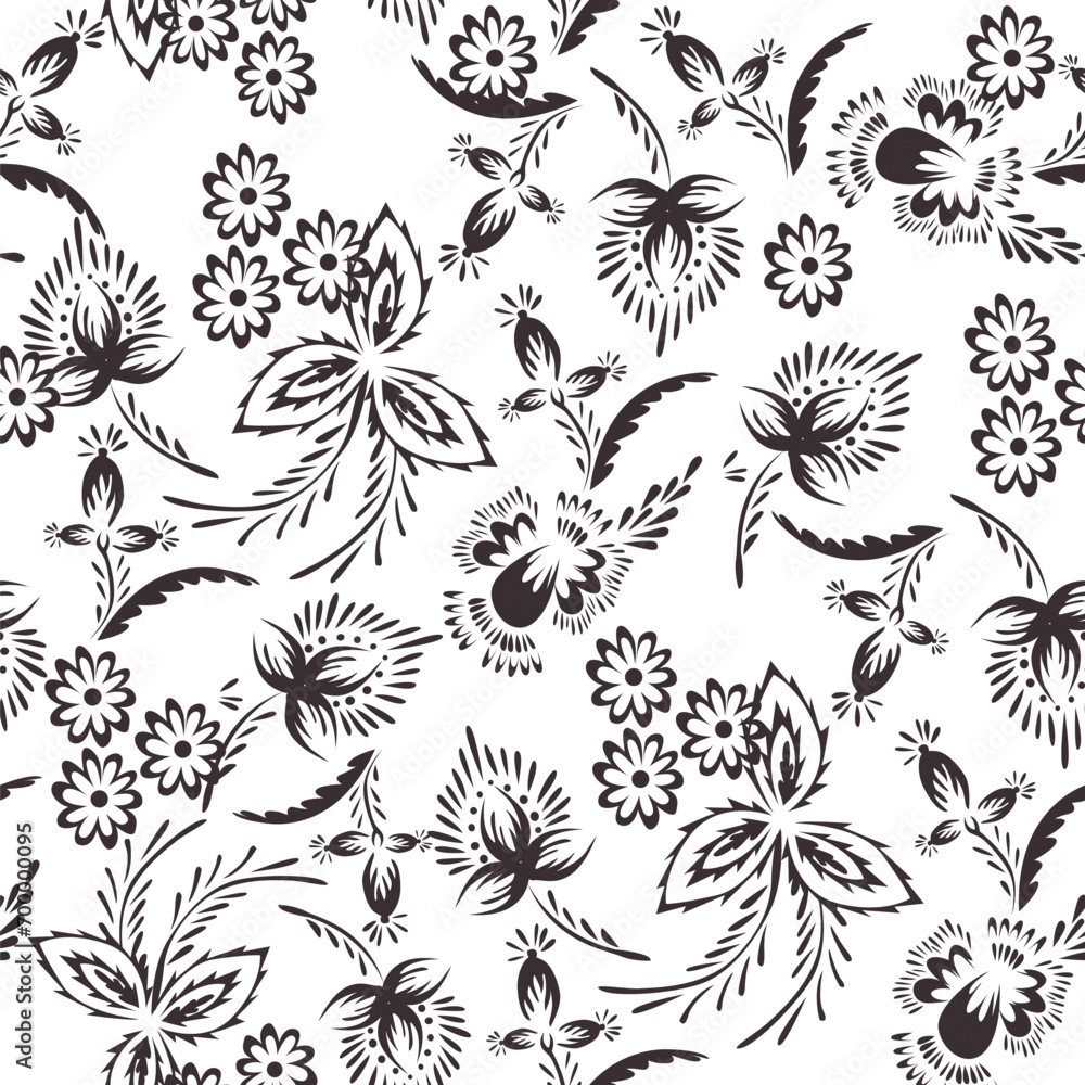 seamless pattern, abstract pattern, flower pattern