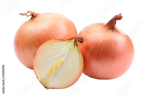 Onions on a white isolated