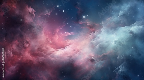 Mesmerizing view of colorful nebula in the night sky  outer space background  abstract nebula space galaxy