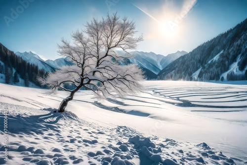 winter landscape in the mountains © Tasawar