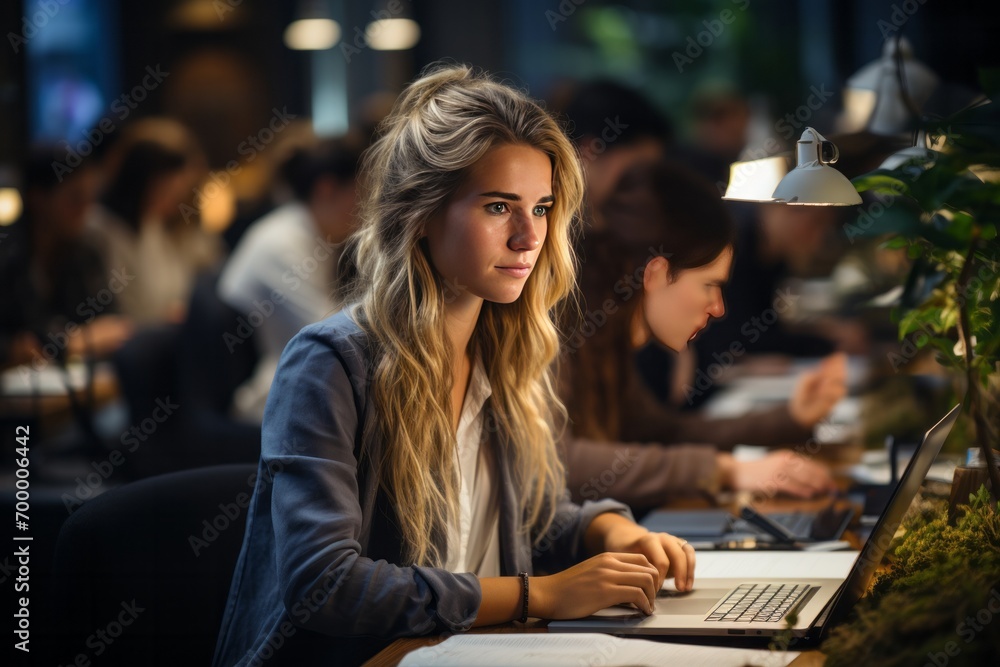 Team of young professionals engaged in a productive conversation, Generative AI Team of young professionals engaged in a productive conversation, Generative AI