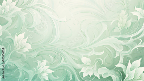 Soft color green mint background