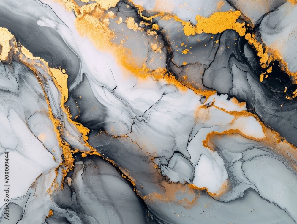 Marble abstract acrylic background. Marbling artwork texture. Agate ripple pattern. Gold powder. Generative AI Marble abstract acrylic background. Marbling artwork texture. Agate ripple pattern. Gold powder. Generative AI