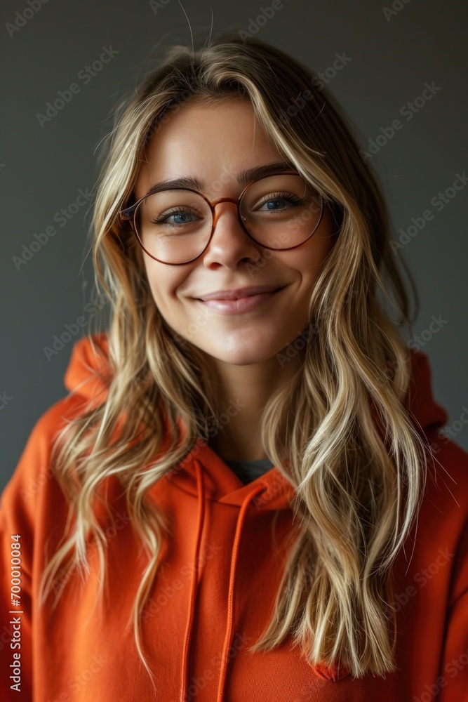 Fototapeta premium Elegant eyewear in a chic portrait