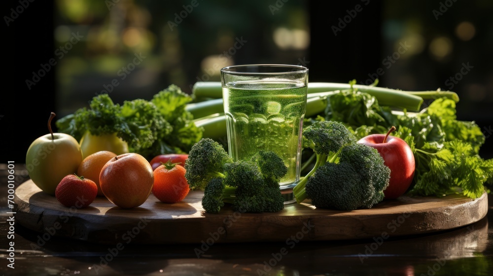 A bowl of fresh fruits and vegetables A bowl of fresh fruits and vegetables