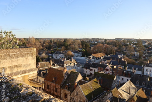 Vue d'ensemble de la ville, ville de Amboise, département de l'Indre et Loire, France