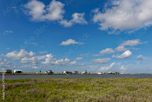 The small Town of Sargent spread along the intracoastal waterway in the south of Texas on the Gulf Coast.