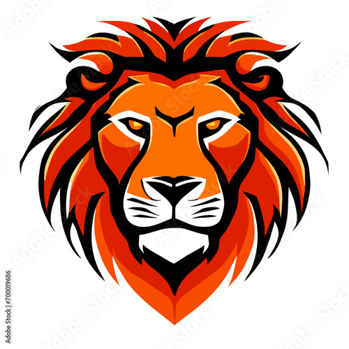 Wallpaper Mural Lion head isolated on white background. Vector illustration for your design Torontodigital.ca