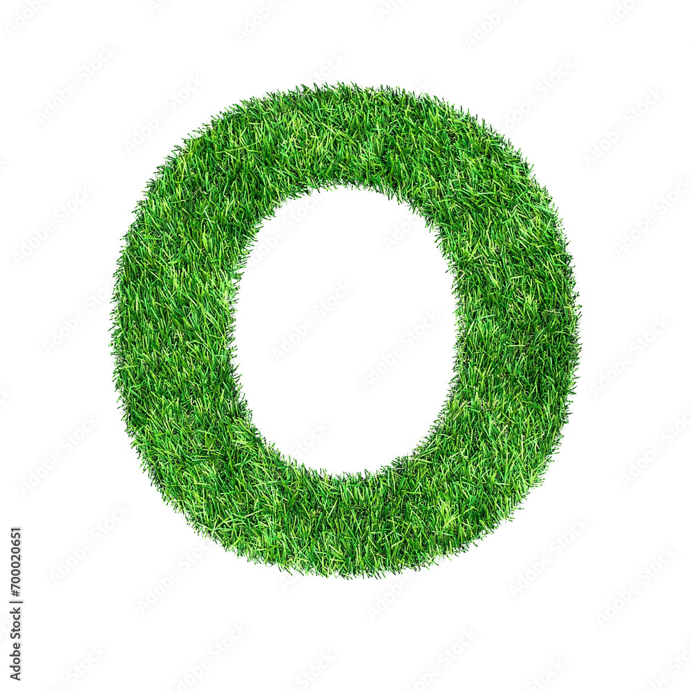 Grass letter O isolated on transparent background.Symbol eco nature environment, save the planet. Grass letter O isolated on transparent background.Symbol eco nature environment, save the planet.