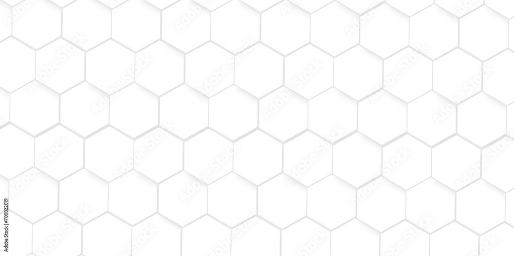 Seamless pattern with hexagonal white and gray technology line paper background. Hexagonal vector grid tile and mosaic structure mess cell. white and gray hexagon honeycomb geometric copy space.
Seamless pattern with hexagonal white and gray technology line paper background. Hexagonal vector grid tile and mosaic structure mess cell. white and gray hexagon honeycomb geometric copy space.