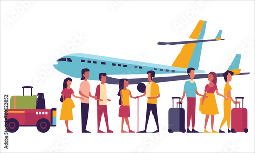Vector travel illustration.
