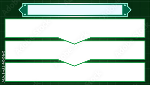 動画サイズのサイバーな背景イラスト（ベクター）