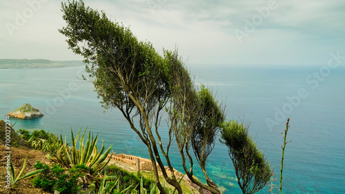 Passeggiata panoramica di Nebida. Panorama su Pan di Zucchero e Laveria Lamarmora.Sulcis Iglesiense Sardegna Italy photo