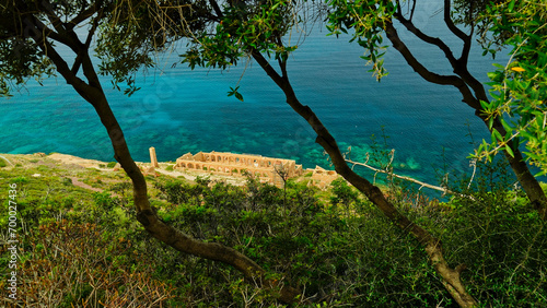 Passeggiata panoramica di Nebida. Panorama su Pan di Zucchero e Laveria Lamarmora.Sulcis Iglesiense Sardegna Italy photo