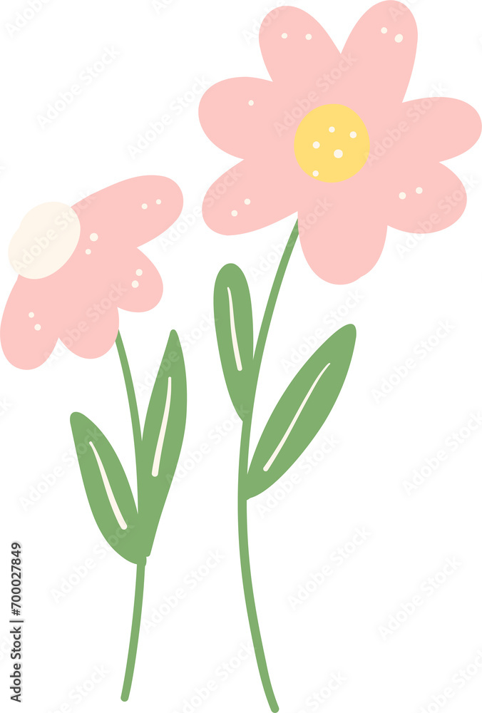 Spring pink flowers Spring pink flowers