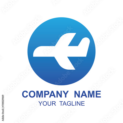 Travel Logo vector icon illustration design.  logo suitable for business, airline ticket agents and holidays