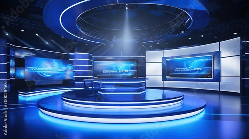 telenews news studio photo