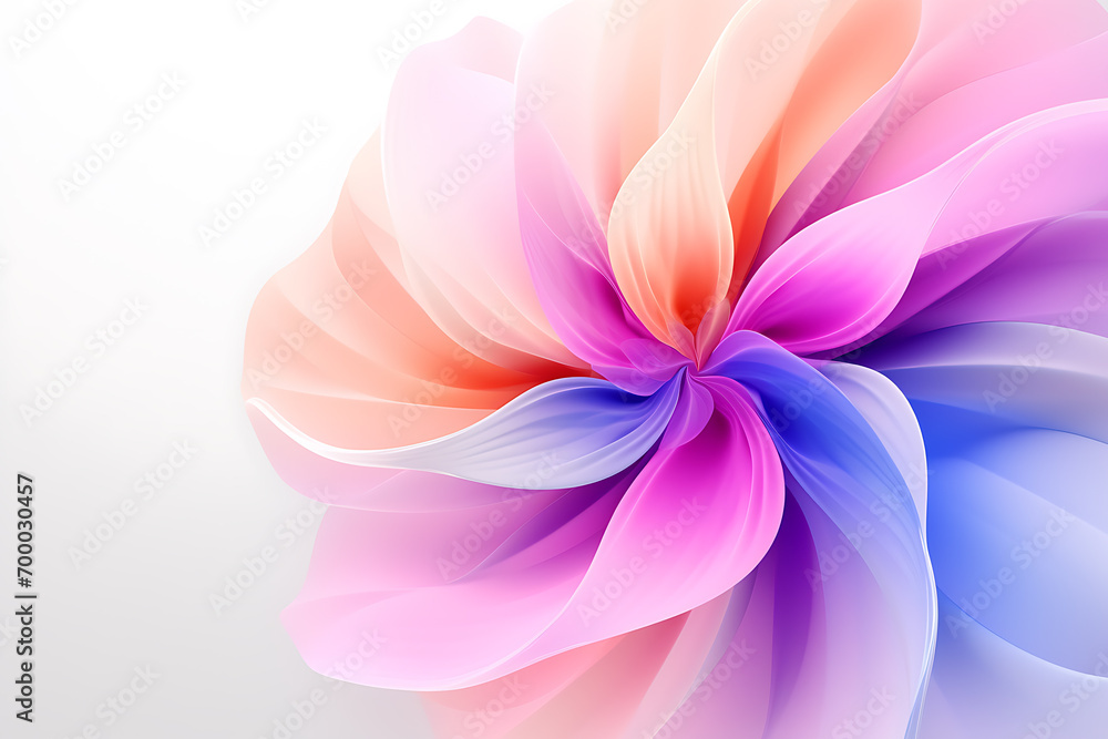 Flower abstract colorful background