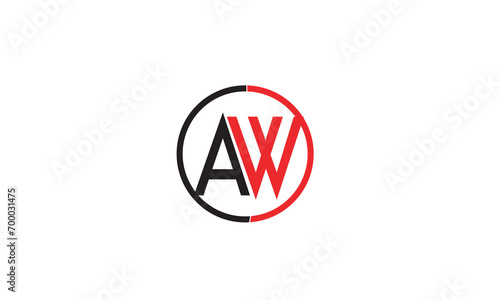 Free Download AW, WA , A , W , Abstract Letters Logo Monogram - GFXLoad