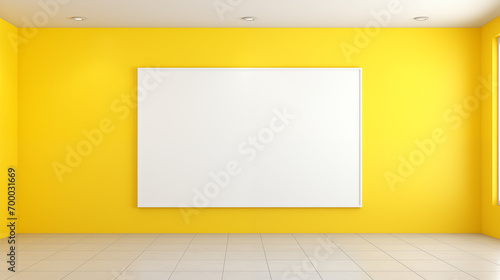 empty mockup for an art gallery promotion © Abdul