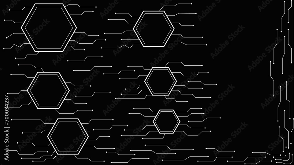 Futuristic name card with circuit board vector concept for future technology element background business screen Futuristic name card with circuit board vector concept for future technology element background business screen