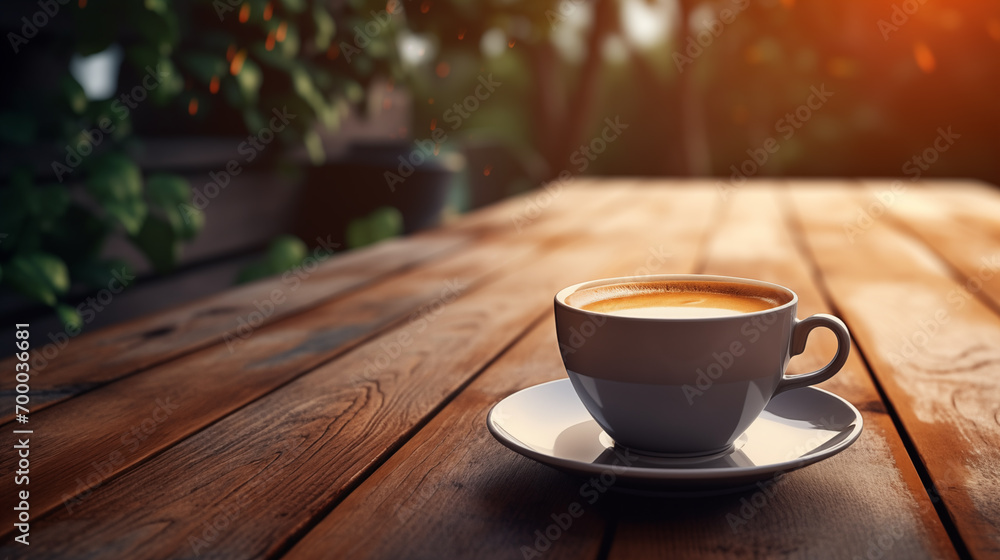 A cup of fragrant coffee on a warm background picture
A cup of fragrant coffee on a warm background picture