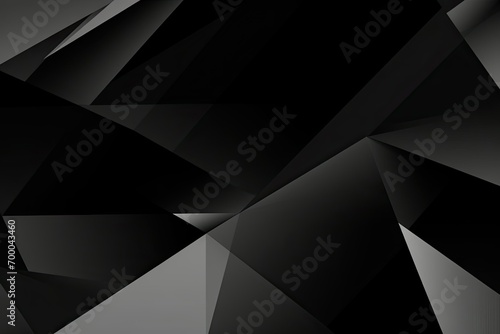 geometry mosaic origami effect metal paper cut futuristic design triangles stripes lines shapes geometric banner grey dark gradient minimal background abstract white black modern