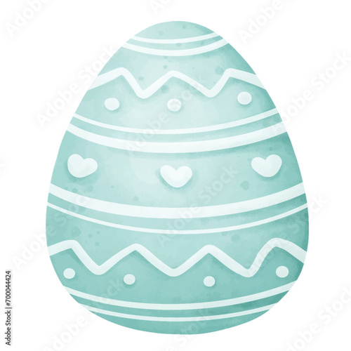 Easter eggs watercolor