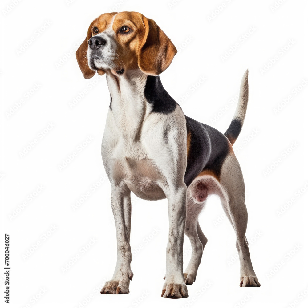 full body Beagle, white background, full body Beagle, white background,