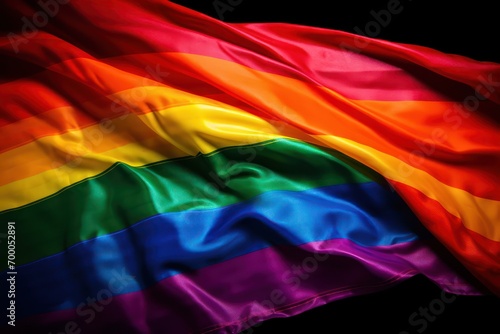 pride month colorful rainbow flag