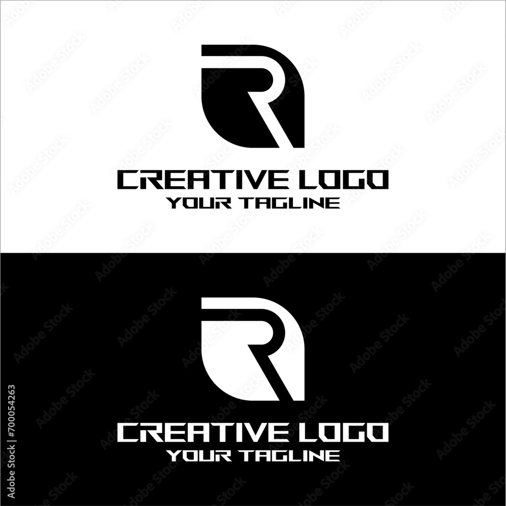 creative letter logo r desain vektor creative letter logo r desain vektor
