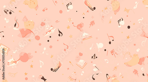 音符の壁紙素材