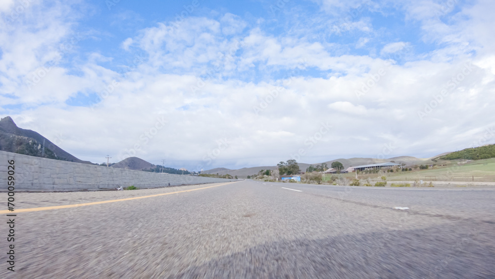 Winter Drive on Highway 101 Near SLO Winter Drive on Highway 101 Near SLO