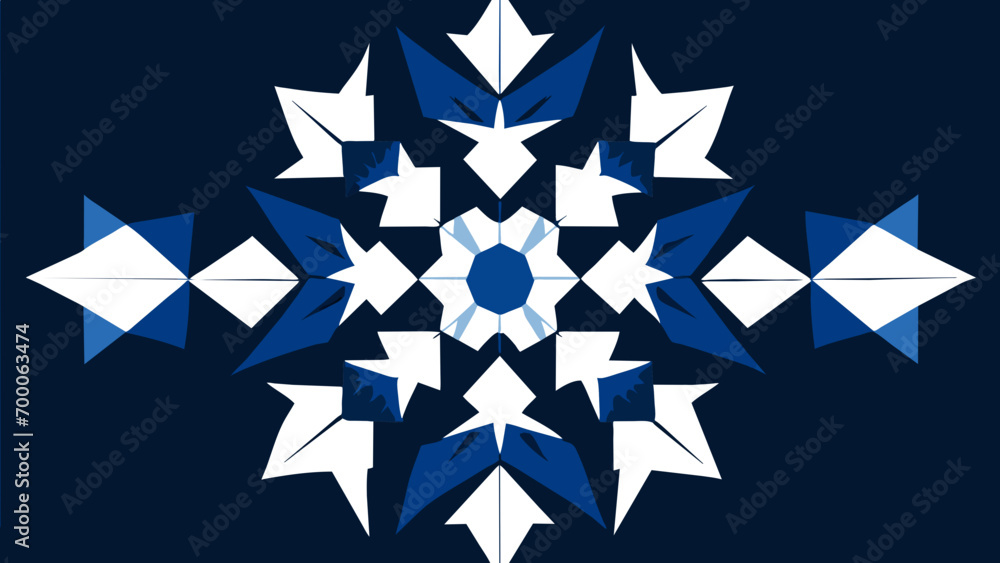 Scandinavian snowflakes vektor icon illustation Scandinavian snowflakes vektor icon illustation