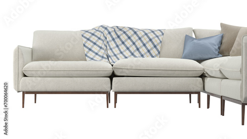 multiple different side sofa with no background