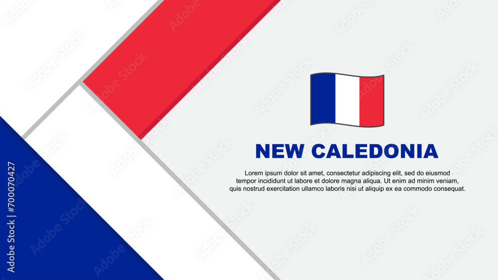New Caledonia Flag Abstract Background Design Template. New Caledonia Independence Day Banner Cartoon Vector Illustration. New Caledonia Illustration New Caledonia Flag Abstract Background Design Template. New Caledonia Independence Day Banner Cartoon Vector Illustration. New Caledonia Illustration