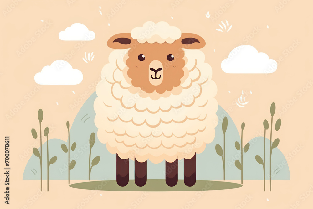 Cartoon sheep Cartoon sheep
