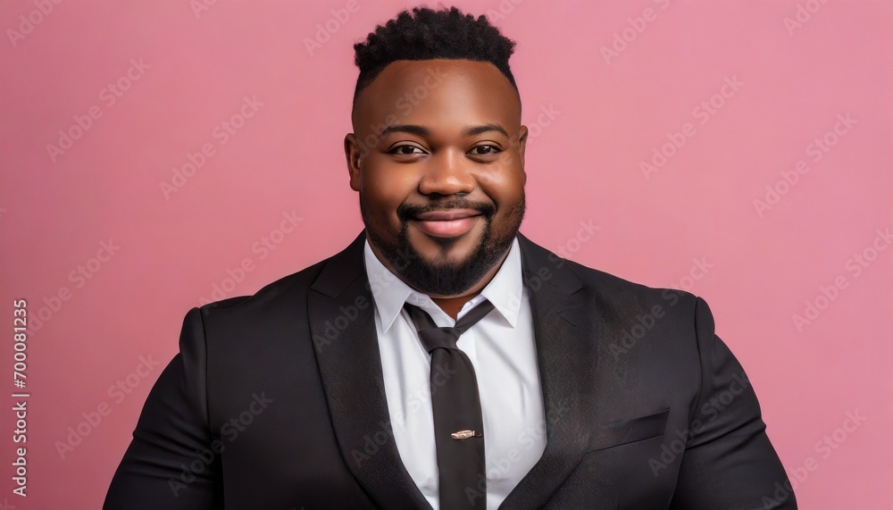 Plus Sized Black Male in Suit - Representative of Business or Professional Employee Plus Sized Black Male in Suit - Representative of Business or Professional Employee