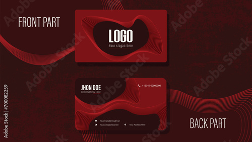 Unique business card design with Exclusive business experience. Premium brand identity, trendy layout. Contact for appointments and corporate information. Minimalist, unique, and professional print.