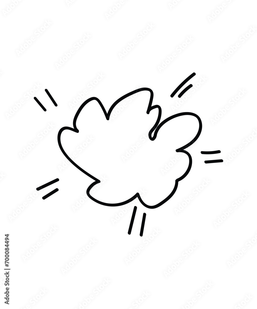 speech bubble hand draw icon, vector best line icon. speech bubble hand draw icon, vector best line icon.