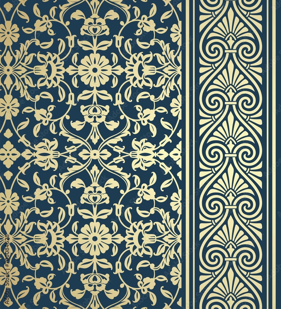 wedding card design, traditional paisley floral pattern , royal India wedding card design, traditional paisley floral pattern , royal India