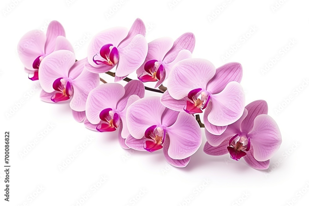 Isolated light pink flowers with white background. Isolated light pink flowers with white background.