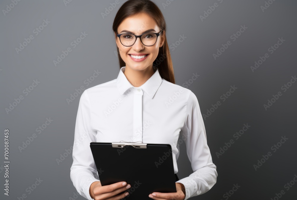 woman holding a clipboard woman holding a clipboard