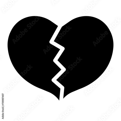 broken heart glyph