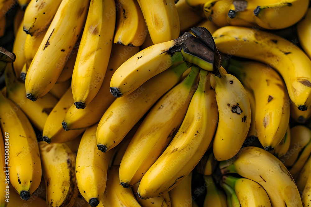 Abundance of Bananas, Full Frame Harvest