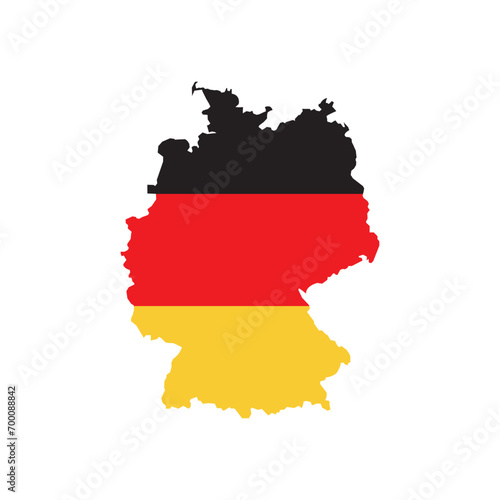 germany map icon vector